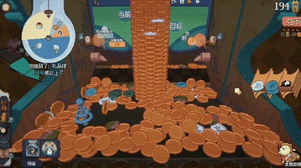 把传统的“一顿操作爆大数字通关”的类《小丑牌》玩法彻底具象化了