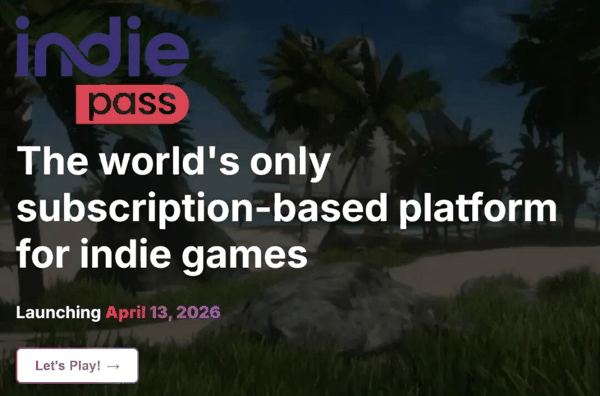 Indie Pass的官网首页