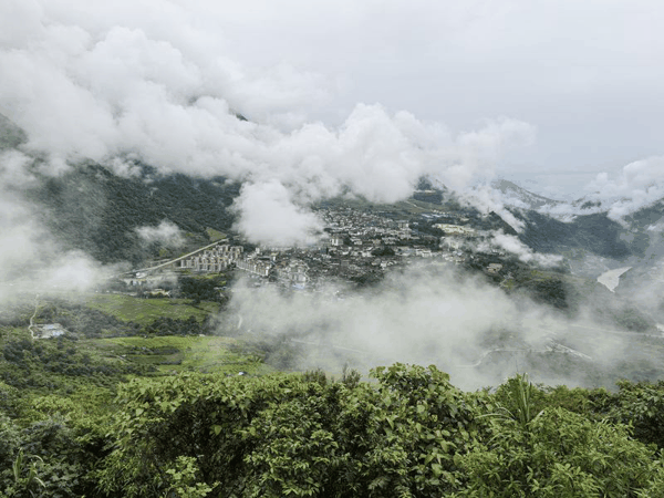 墨脱县城。