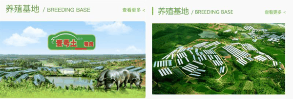 壹号食品官网更换带有“壹号土®”标识的争议图片（左为官网旧图，右为官网新图）。 官网截图