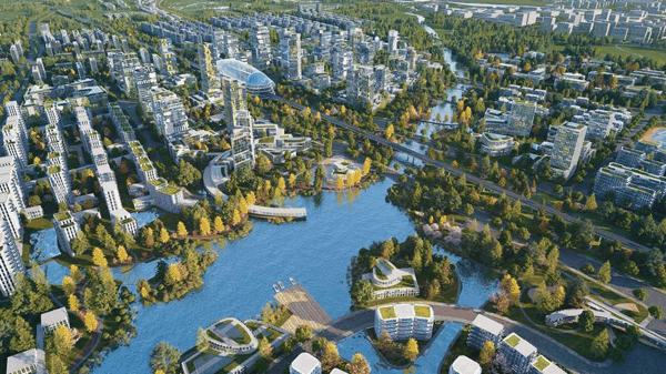 花园城市永定湾。大兴区委宣传部供图