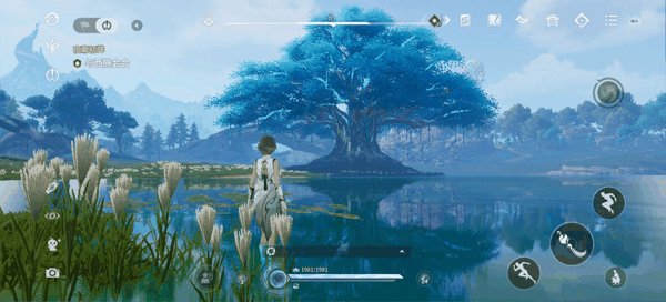 ▲ 图源：《王者荣耀世界》官方微博 | 研发中的移动端界面