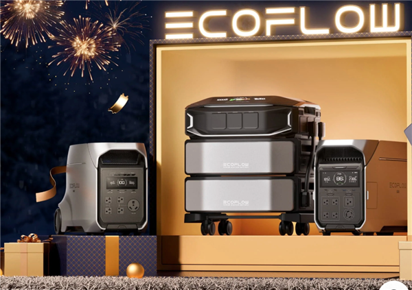  从上到下分别为 Anker的割草机，EcoFlow产品系列，Plaud