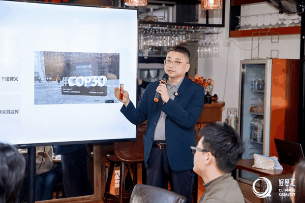 中国社会科学院可持续发展研究中心秘书长王谋正在发言。主办方供图