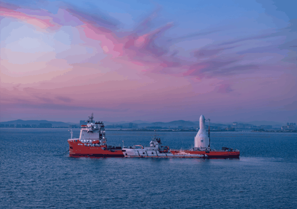 引力一号发射现场。