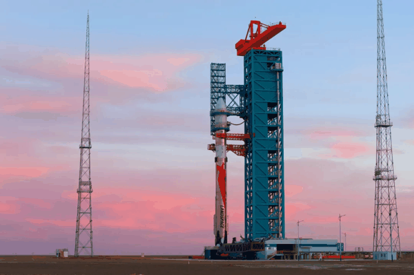 ​朱雀三号遥一运载火箭。