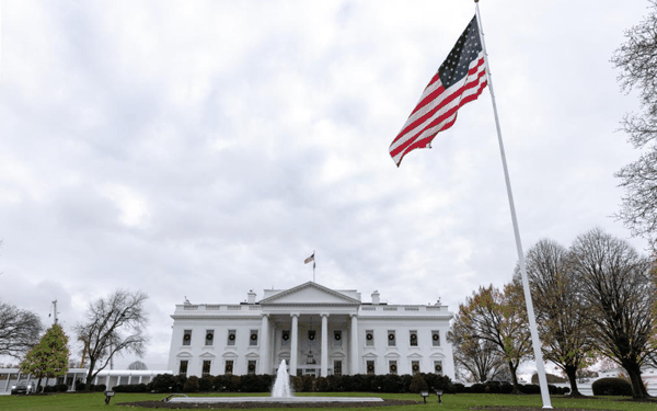 ▲美国首都华盛顿白宫。图/新华社