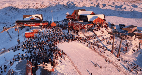 新疆阿勒泰某滑雪场，受访者供图