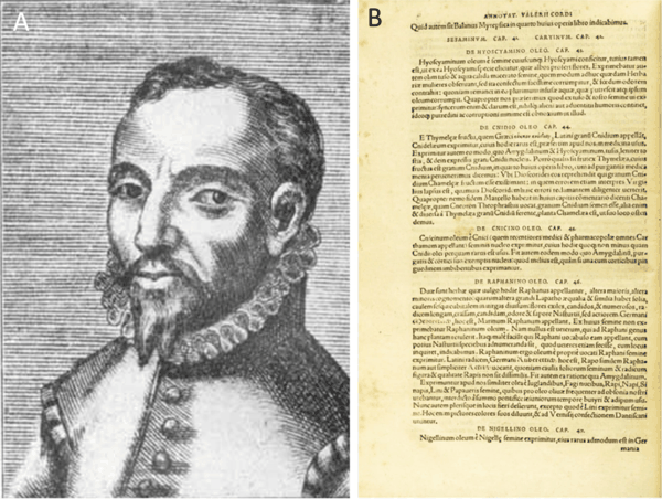 图4.5 瓦勒留斯·科尔杜斯（1515–1544；A）以及他1561年《植物.png
