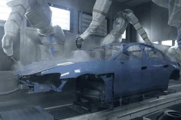 小米汽车干式喷漆工艺。企业供图