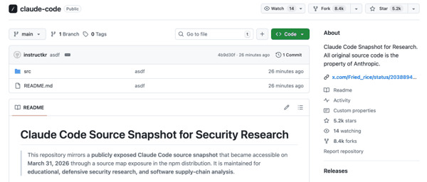 Chaofan Shou 提供的泄露截图，展示了一个 @anthropic-ai / claude-code 的公开包。