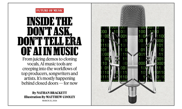 AI 在音乐行业中的应用一直很「暧昧」｜图源：滚石