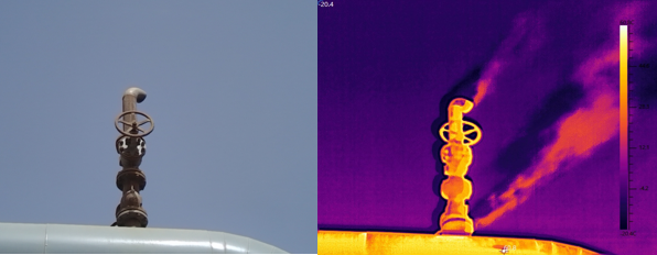 可见光/红外成像对比图