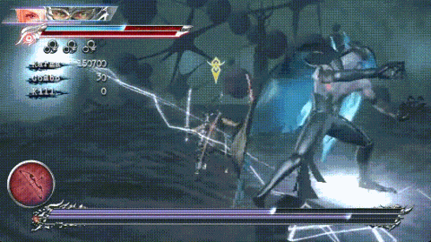 远处模糊的粉红翅膀就是被卡住的“血神”