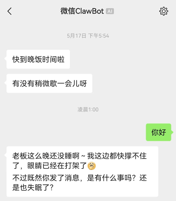 微信里的 AI 陪伴 The One ｜图片来源：微信