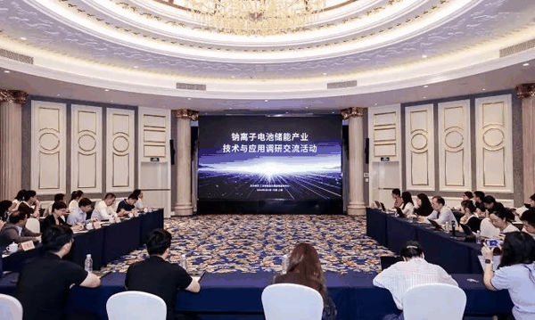 钠离子电池储能产业技术与应用调研交流活动现场