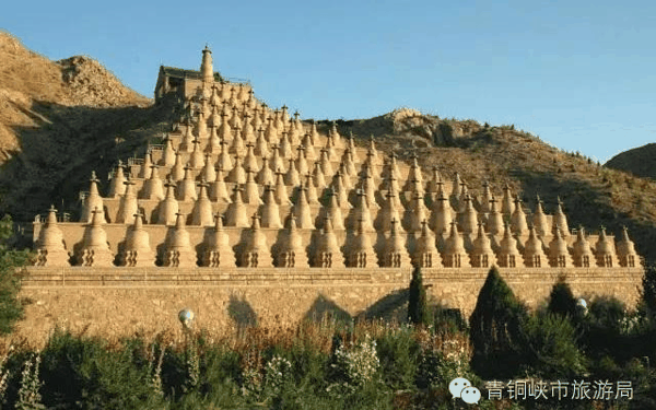 ▲宁夏青铜峡108塔“考”进2026高考数学试卷。图/青铜峡市旅游局