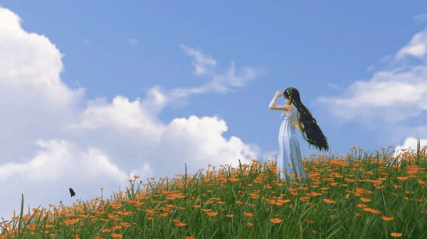 评论区有玩家晒出作品，表示在《无限暖暖》中拍出了“荒野小表妹”