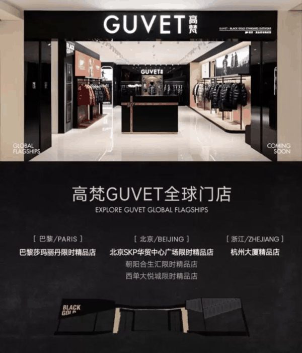 高梵全球旗舰门店分布