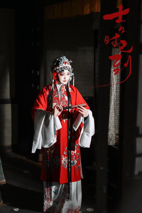 圆子的戏装扮相剧照。 受访者供图