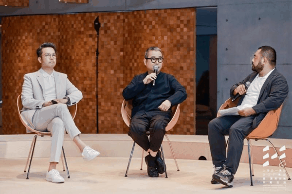 左起：RWD创始人及董事长黄志达、文筑国际创始人马卫东、贤美术馆执行馆长韩春阳