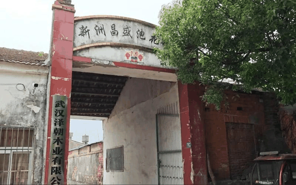 ▲武汉市新洲区昌盛泡花碱厂。图/大象新闻