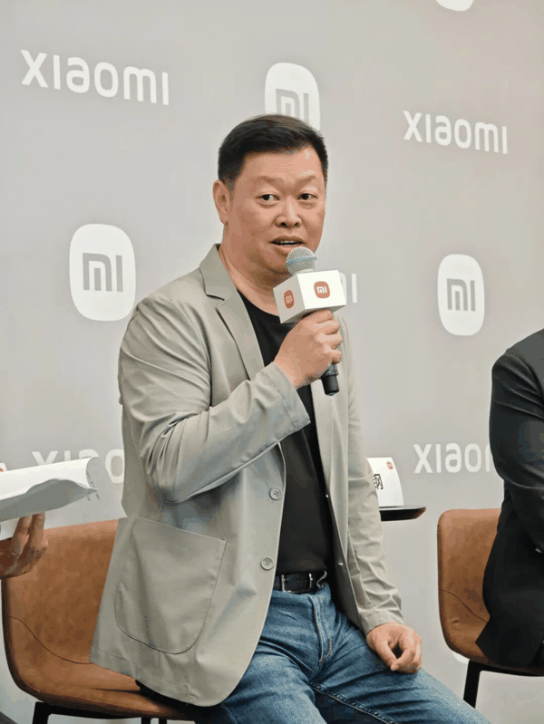 小米集团副总裁、汽车部CTO胡峥楠 本报记者 杨洁/摄