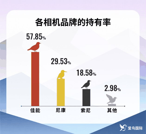 数据来源：2025年爱鸟国际数据报告