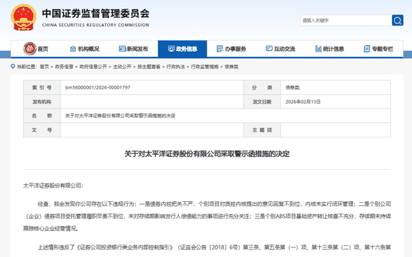 图2：太平洋证券罚单