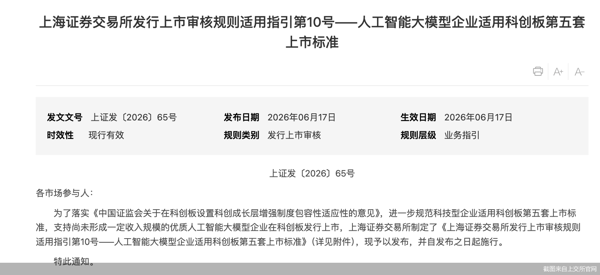 截图来自上交所官网