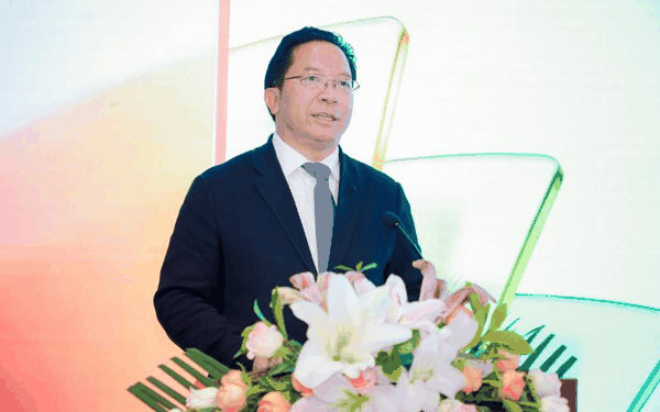 北京市文联党组书记、常务副主席马新明致辞。
