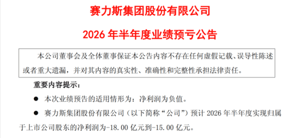 赛力斯业绩报告，图片来源：赛力斯集团