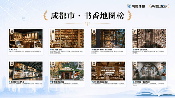 成都“书香地图”上榜书店代表