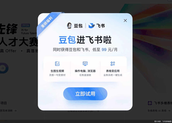 图片来源：飞书官网截图