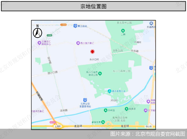图片来源：北京市规自委官网截图
