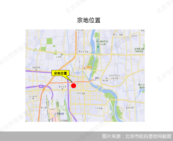 图片来源：北京市规自委官网截图
