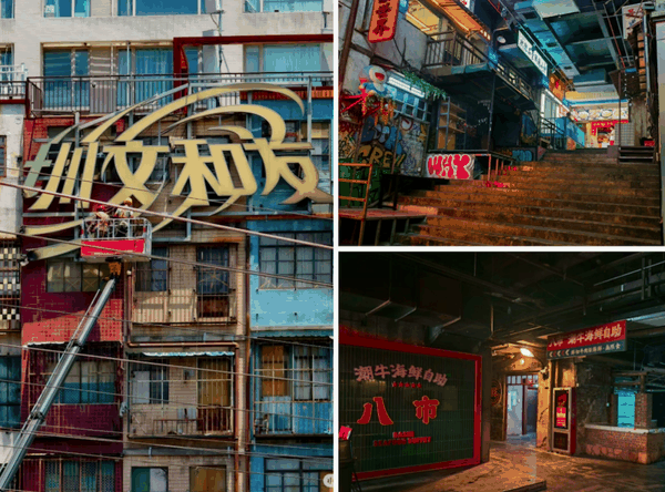 现状照片。社交平台截图