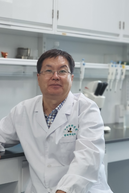 中国农业科学院蜜蜂研究所研究员、博士生导师、资源昆虫饲养创新团队首席徐书法。受访者供图