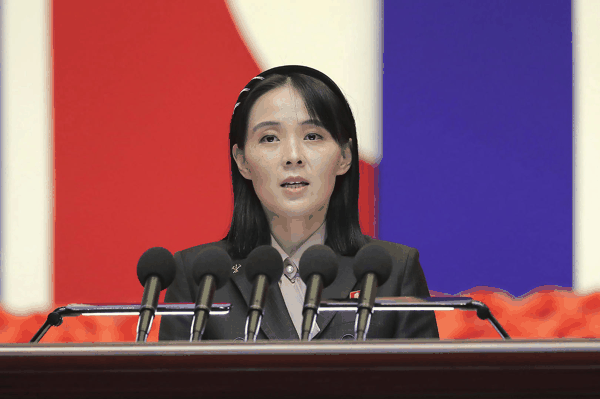 ▲金与正资料图（图据视觉中国）
