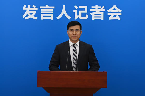 ▲全国人大常委会法制工作委员会发言人黄海华