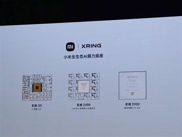 小米自研芯片全产品系列｜图片来源：极客公园