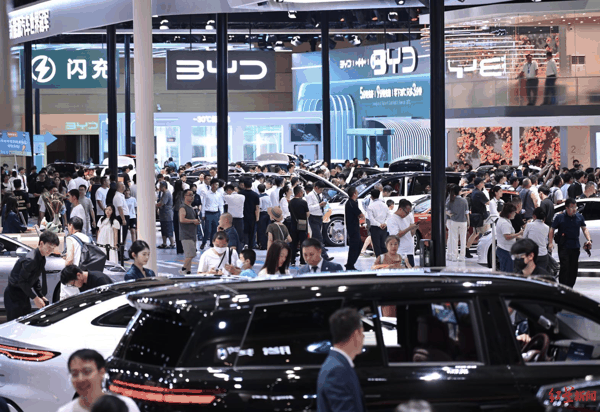 ▲成都国际车展现场