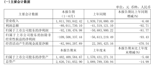 ▲企业财报截图