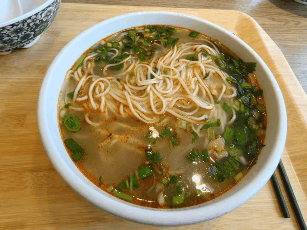 西部马华的兰州牛肉面。新京报贝壳财经记者阎侠 摄