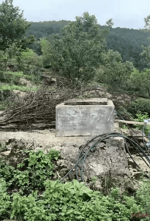 ▲事发水窖 受访者供图