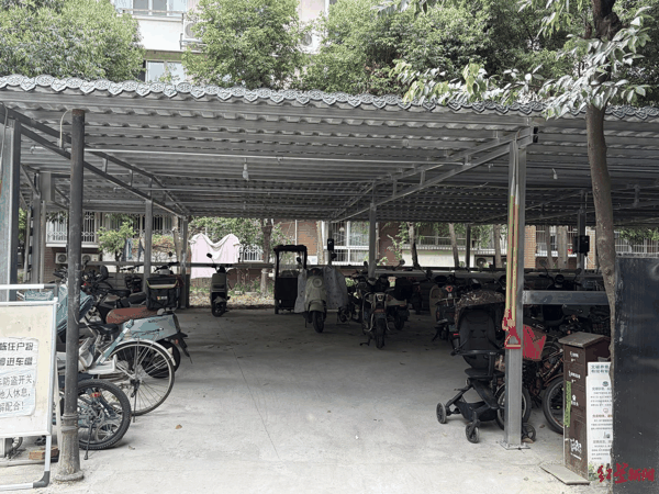 ▲新建车棚