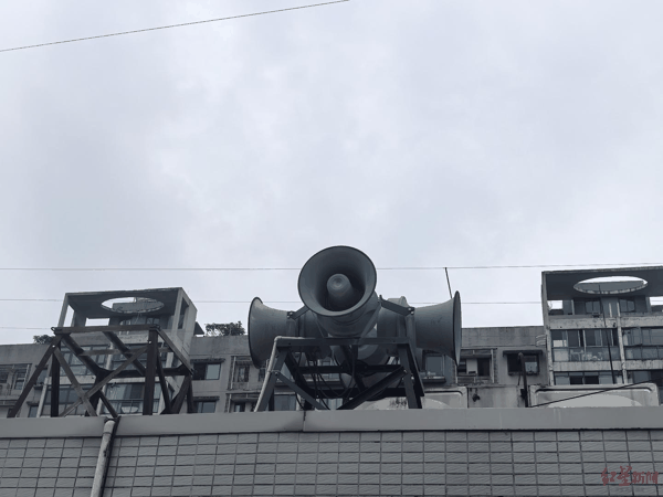 ▲防空警报器
