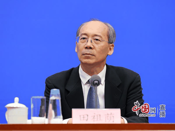 ▲教育部副总督学、基础教育司司长田祖荫 董宁 摄