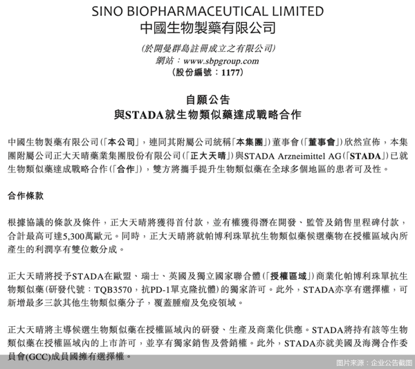 图片来源：企业公告截图