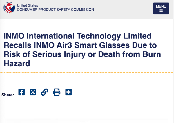 美国消费品安全委员会（CPSC）公告